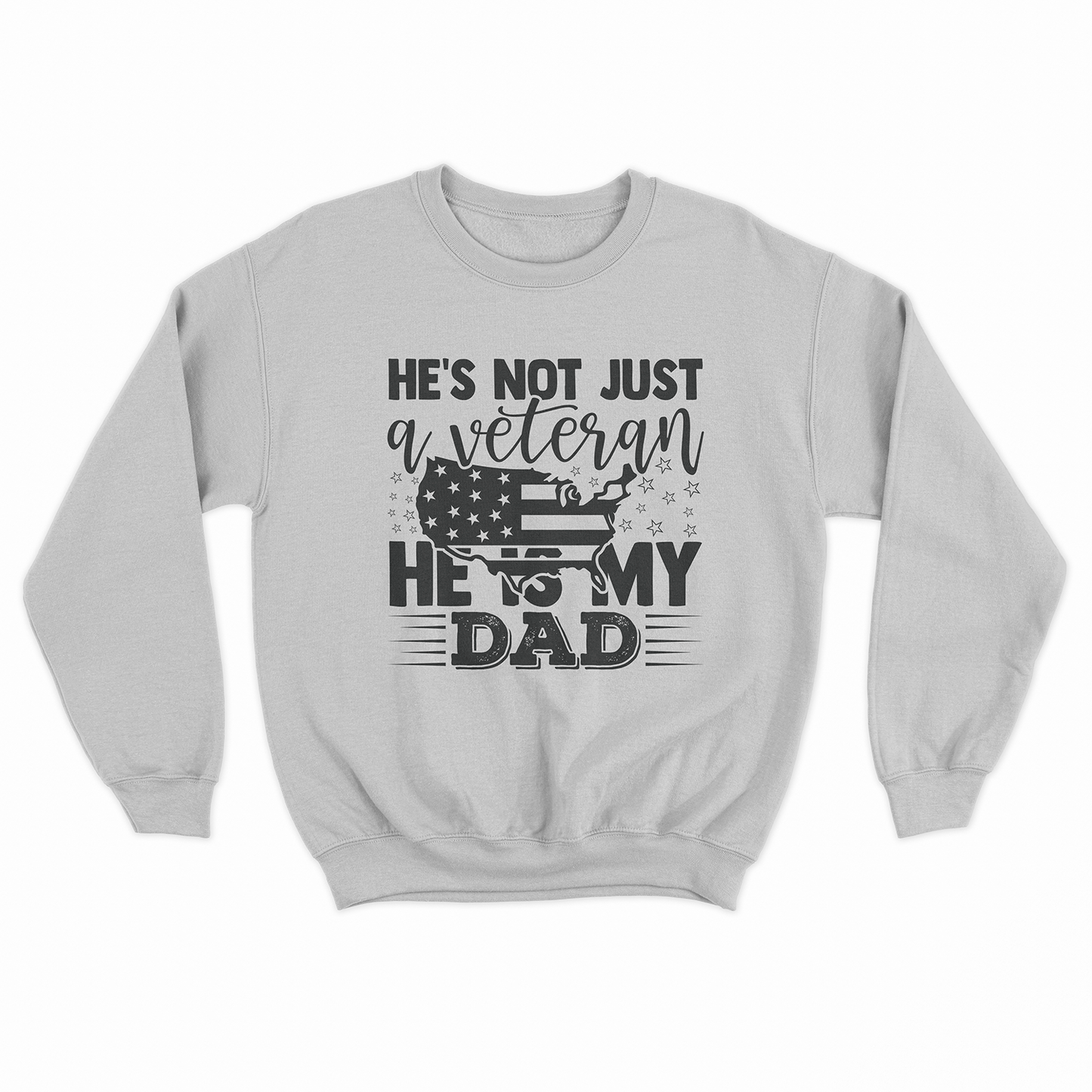 My Veteran Dad Adult Sweatshirt