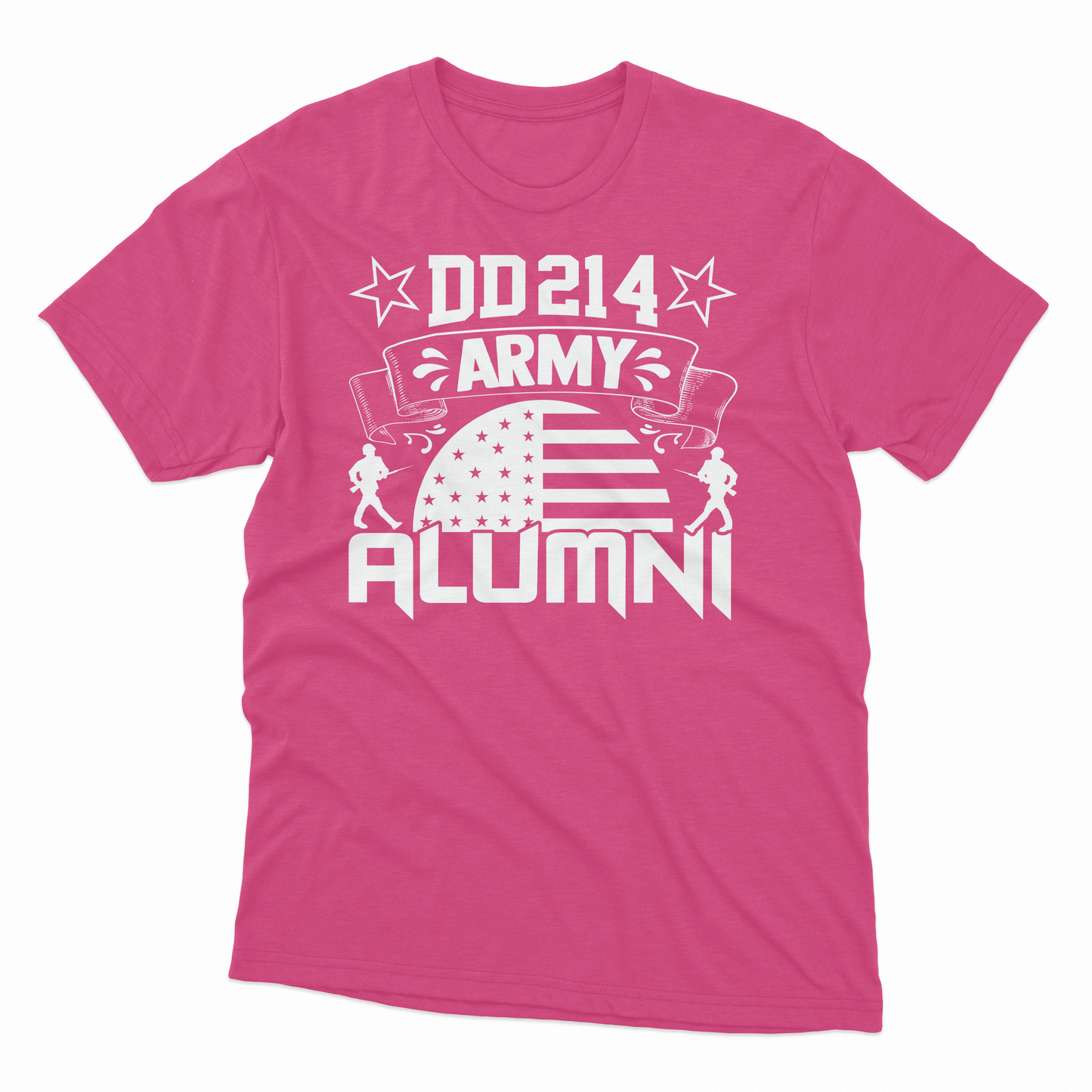 'DD214 Army Alumni' T-Shirt - Heliconia