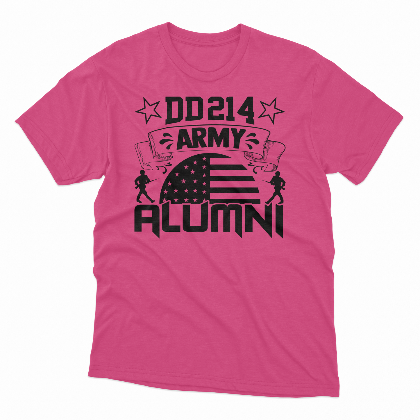 'DD214 Army Alumni' T-Shirt - Heliconia