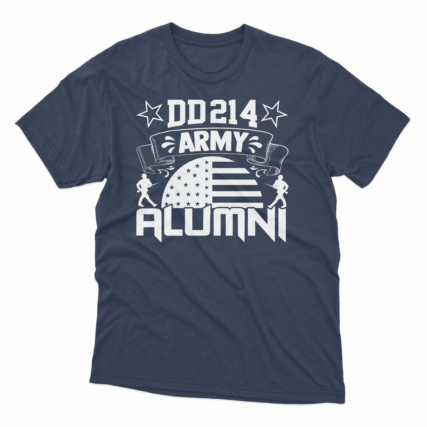 'DD214 Army Alumni' T-Shirt - Navy