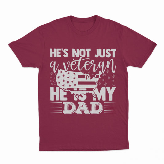 My Veteran Dad Youth T-Shirt - Cardinal