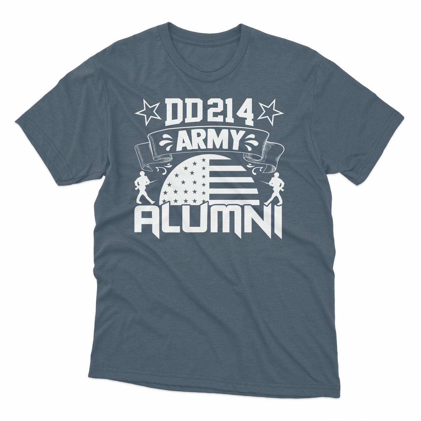 'DD214 Army Alumni' T-Shirt - Dark Heather