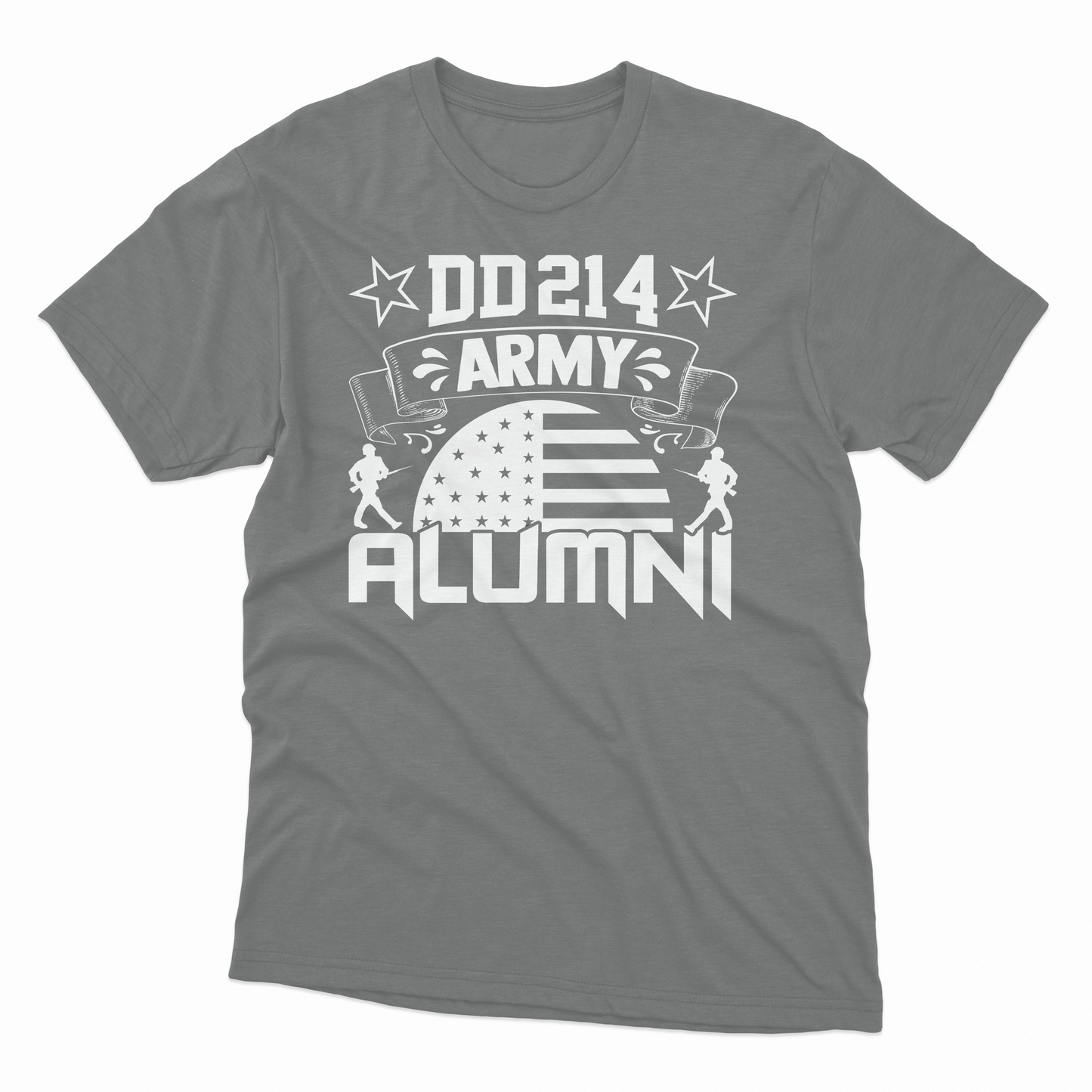 'DD214 Army Alumni' T-Shirt - Graphite Heather