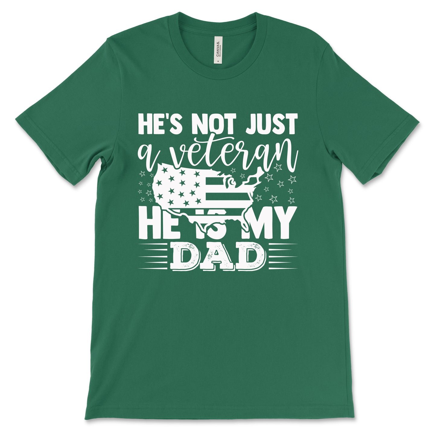 My Veteran Dad Adult T-Shirt - Kelly