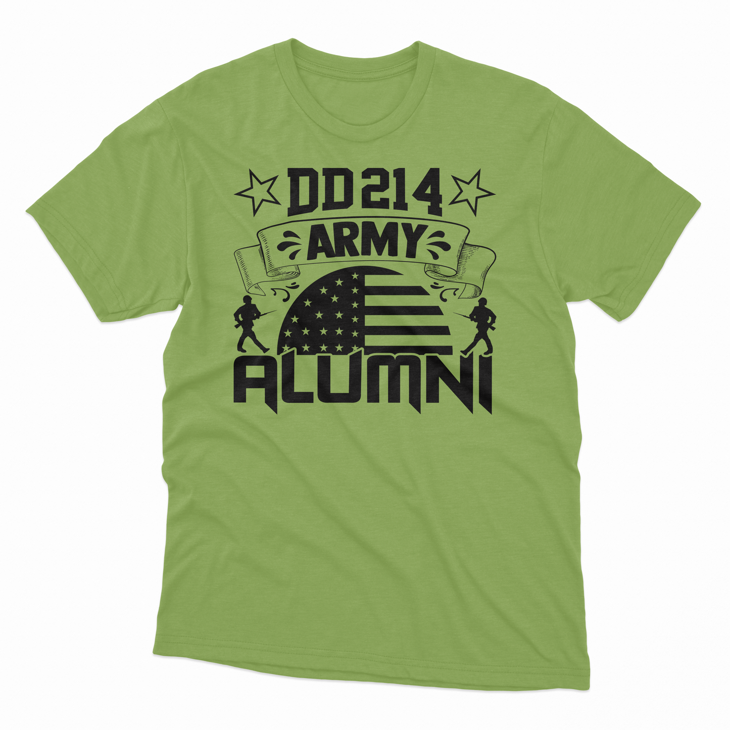 'DD214 Army Alumni' T-Shirt - Kiwi