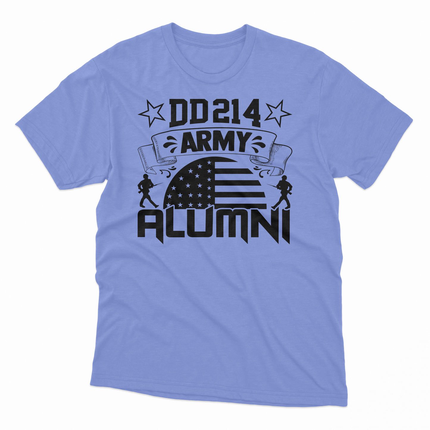 DD214 Army Alumni T-Shirt - Violet