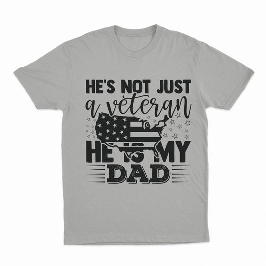 My Veteran Dad Youth T-Shirt - Ash