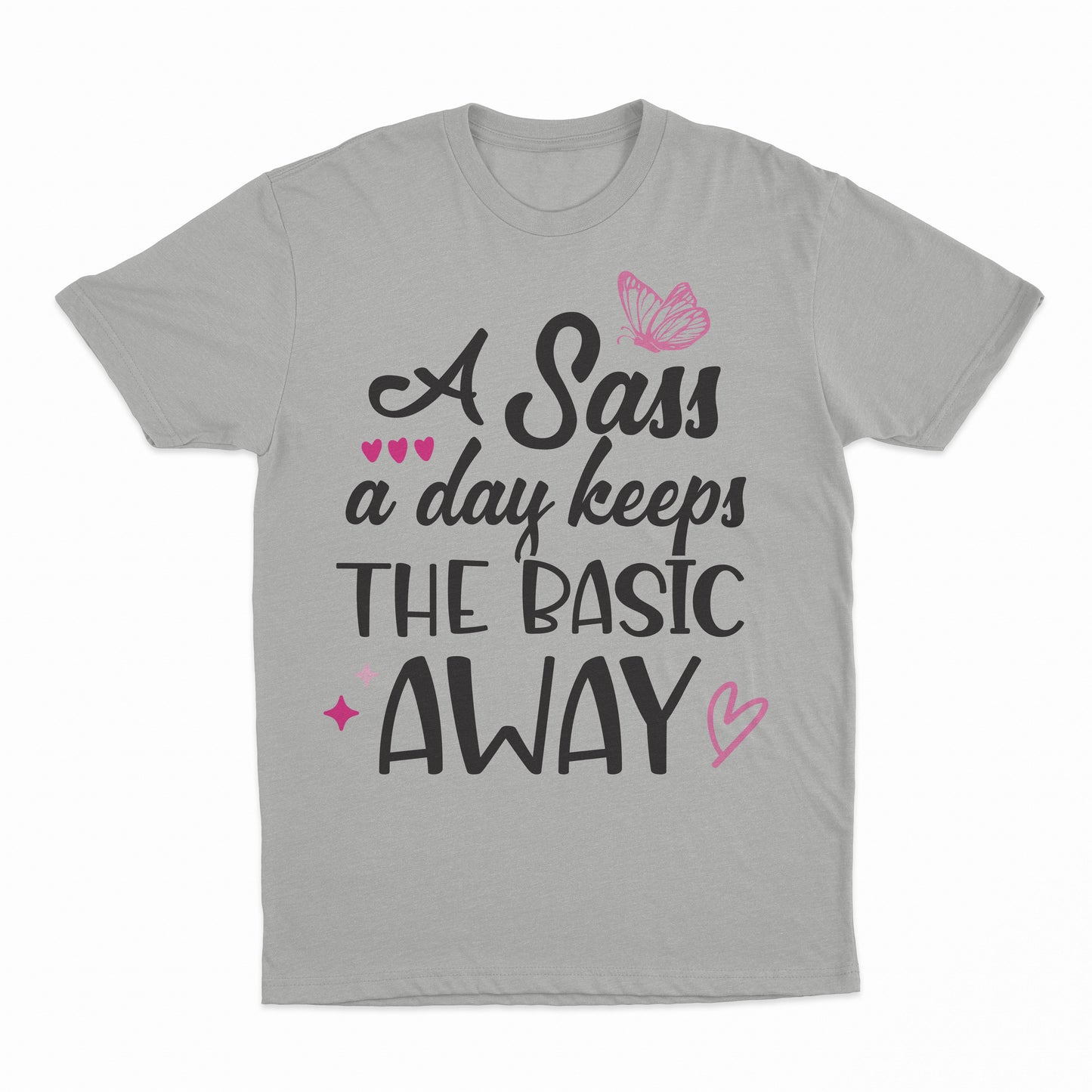 Sass A Day Youth T-Shirt - Ash