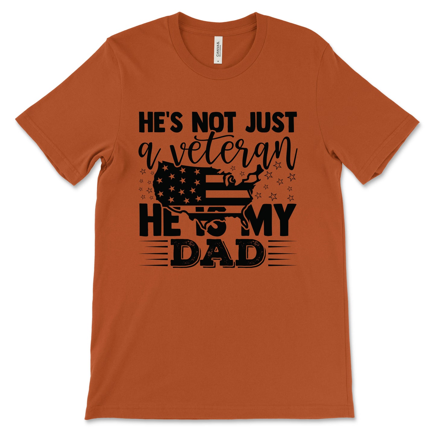 My Veteran Dad Adult T-Shirt - Autumn