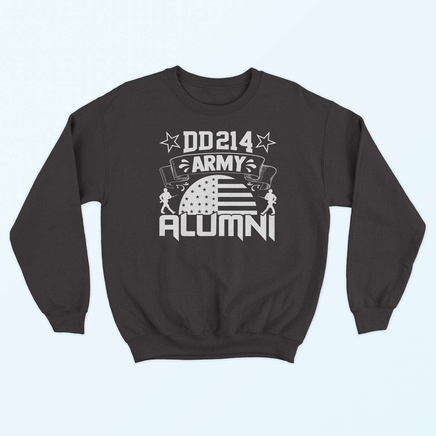 DD214 Army Alumni Sweatshirt - Black