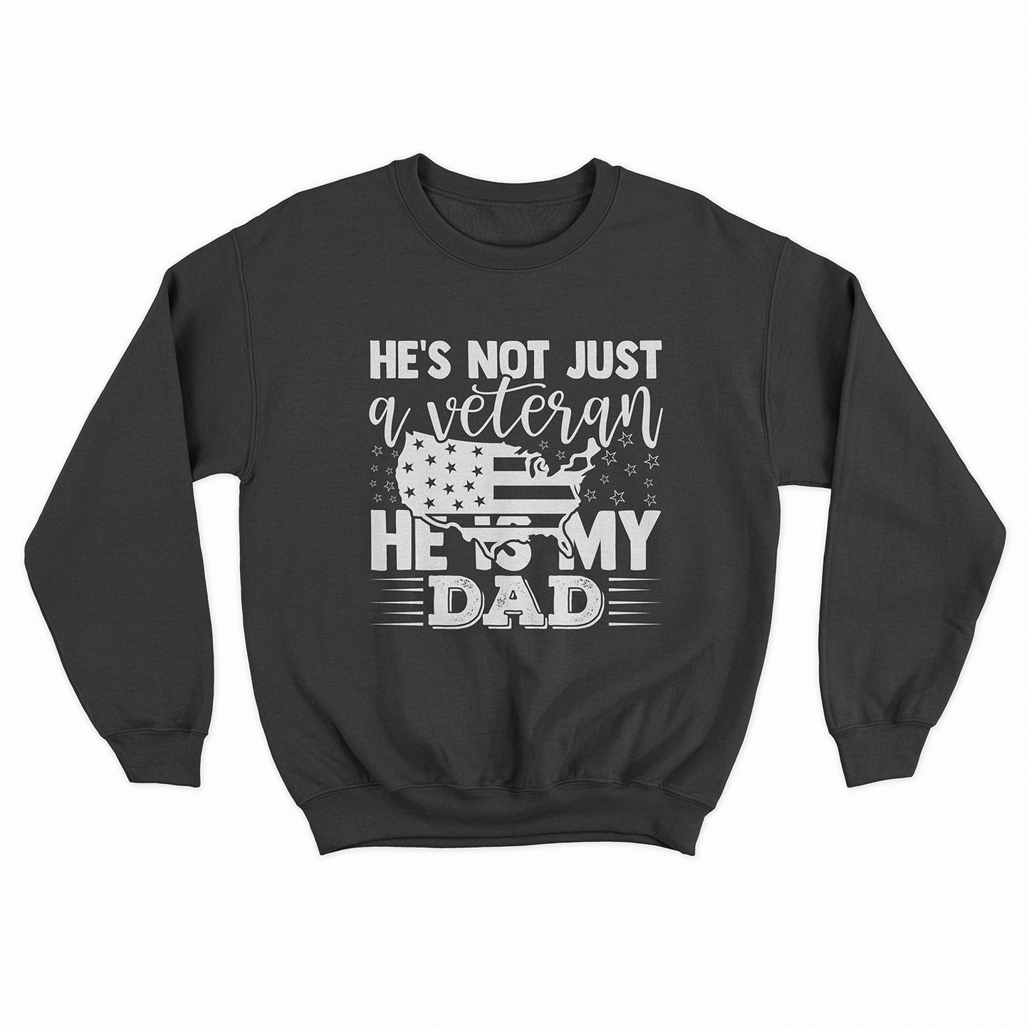 My Veteran Dad Adult Sweatshirt