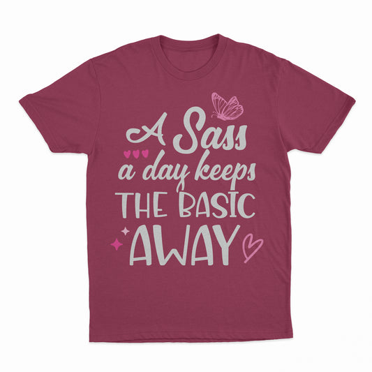 Sass A Day Youth T-Shirt - Cardinal