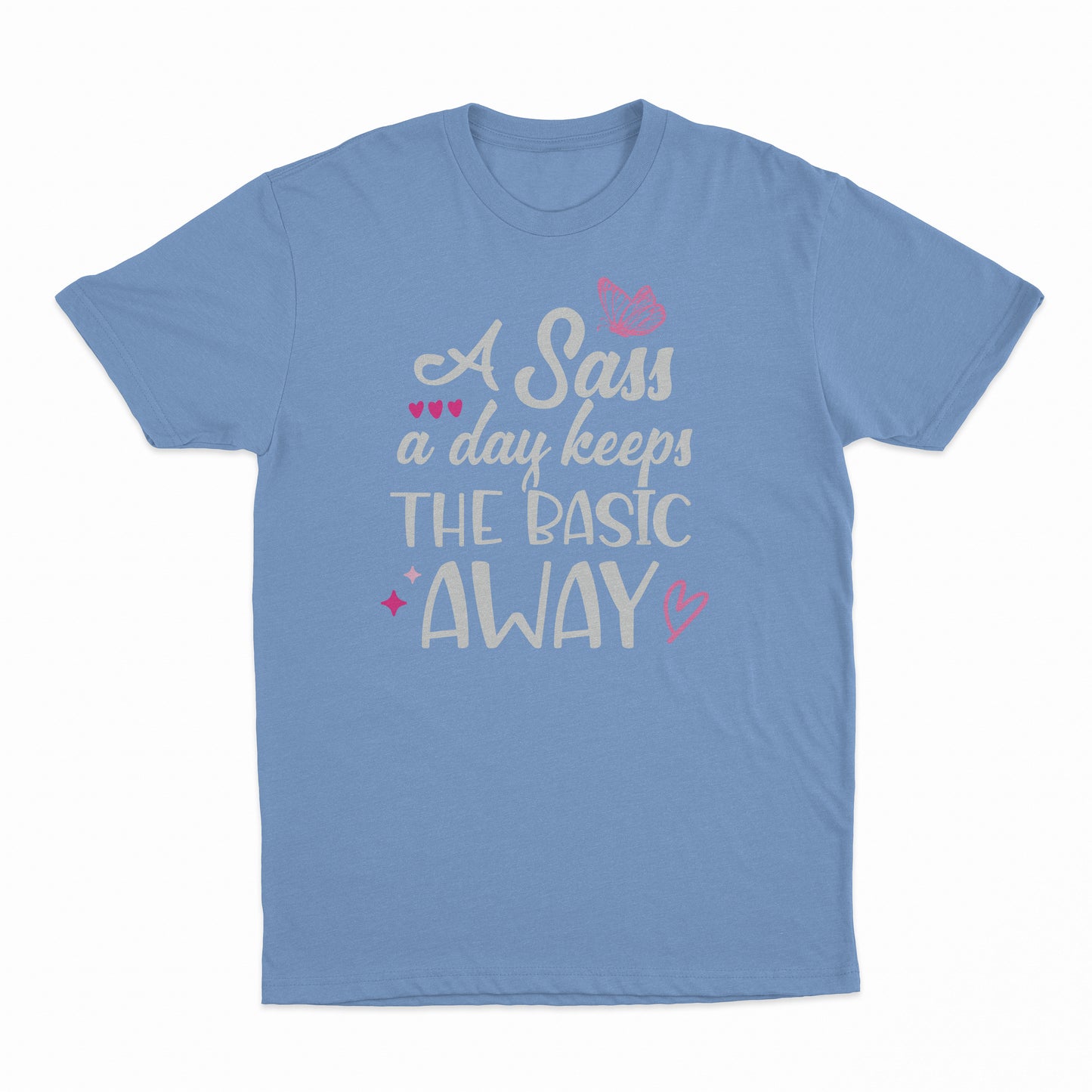 Sass A Day Youth T-Shirt - Carolina Blue