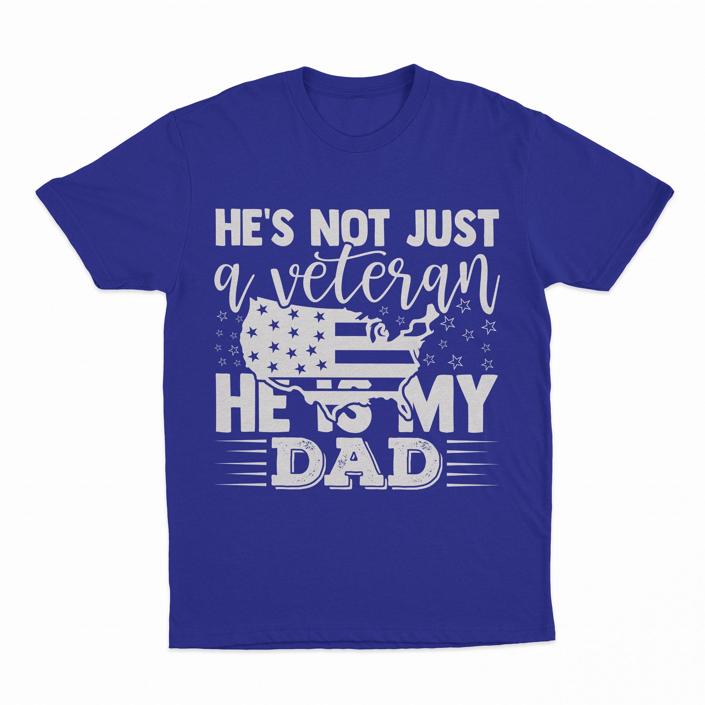 My Veteran Dad Youth T-Shirt - Cobalt