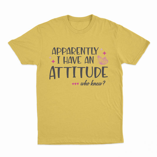 I Have An Attitude Youth T-Shirt - Daisy