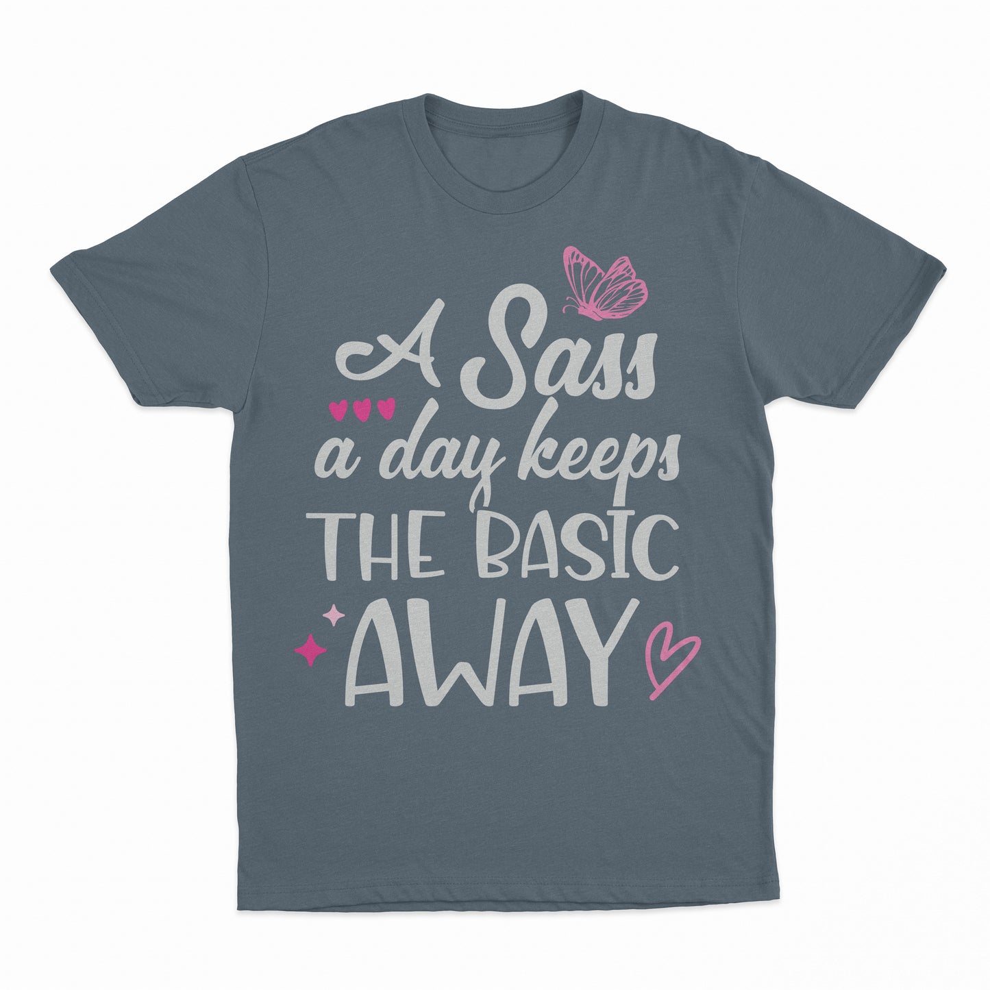 Sass A Day Youth T-Shirt - Dark Heather