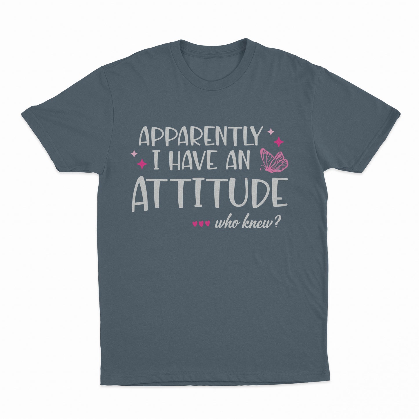 I Have An Attitude Youth T-Shirt - Dark Heather