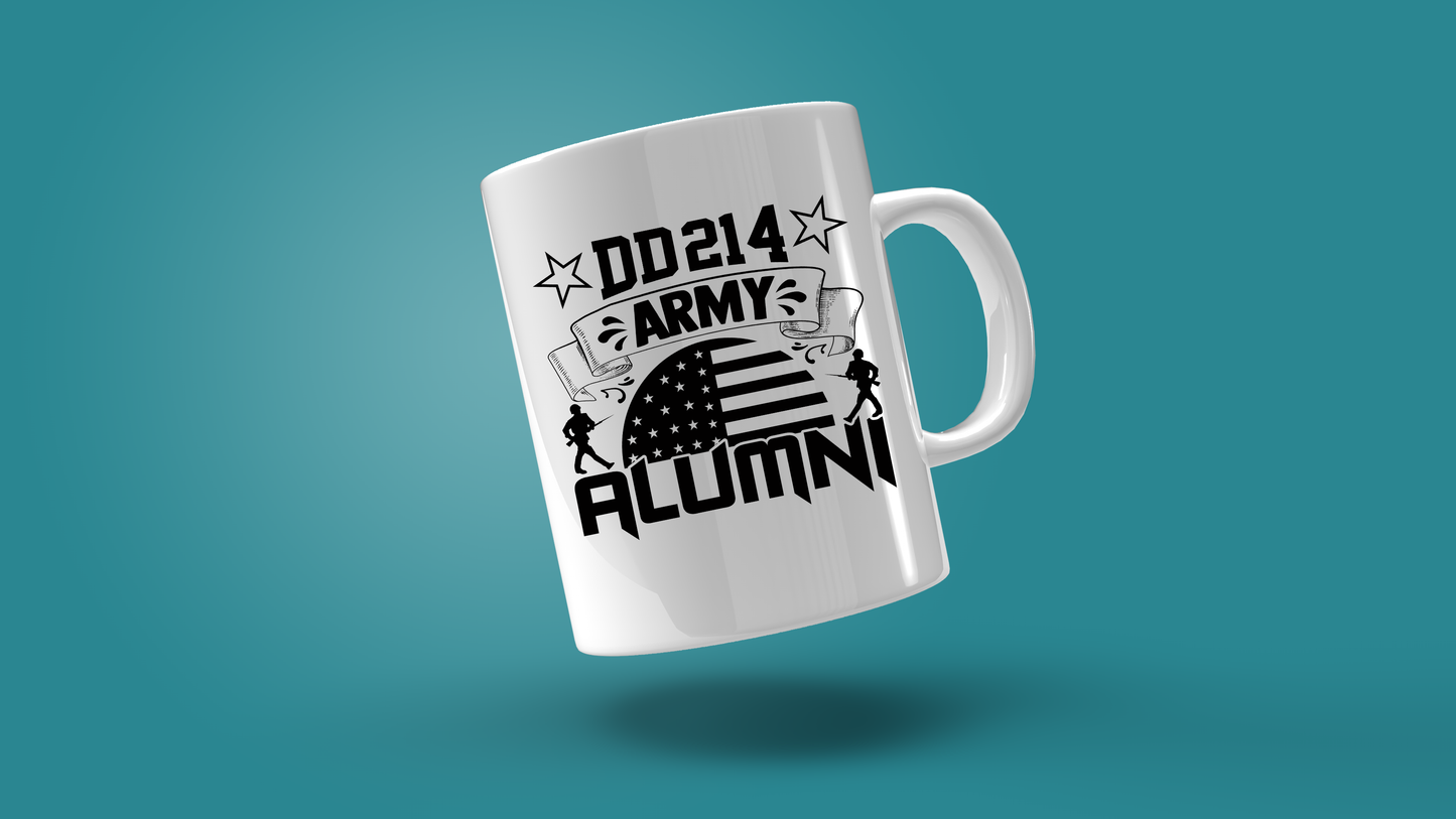 'DD214 Army Alumni' Coffee Mug
