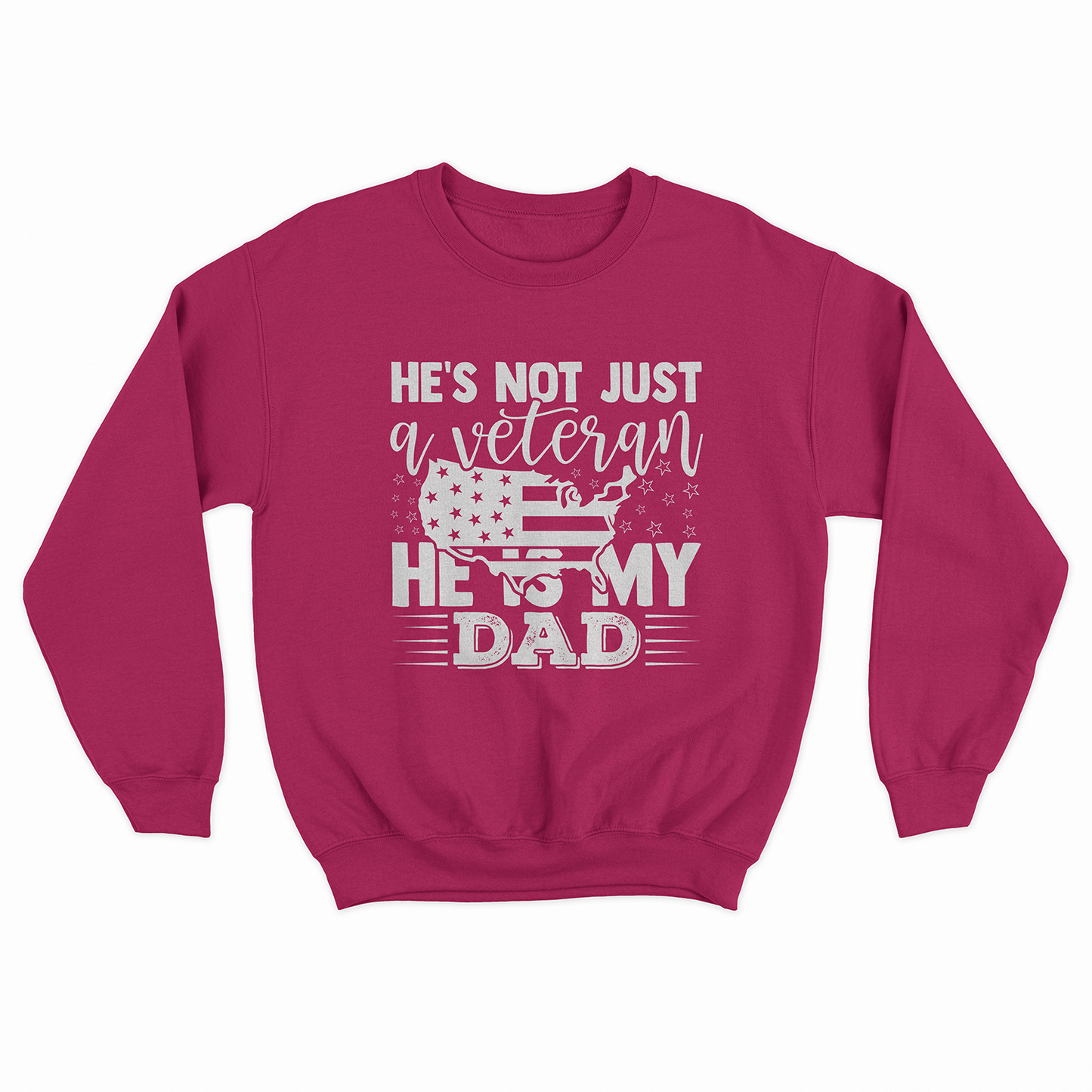 My Veteran Dad Adult Sweatshirt