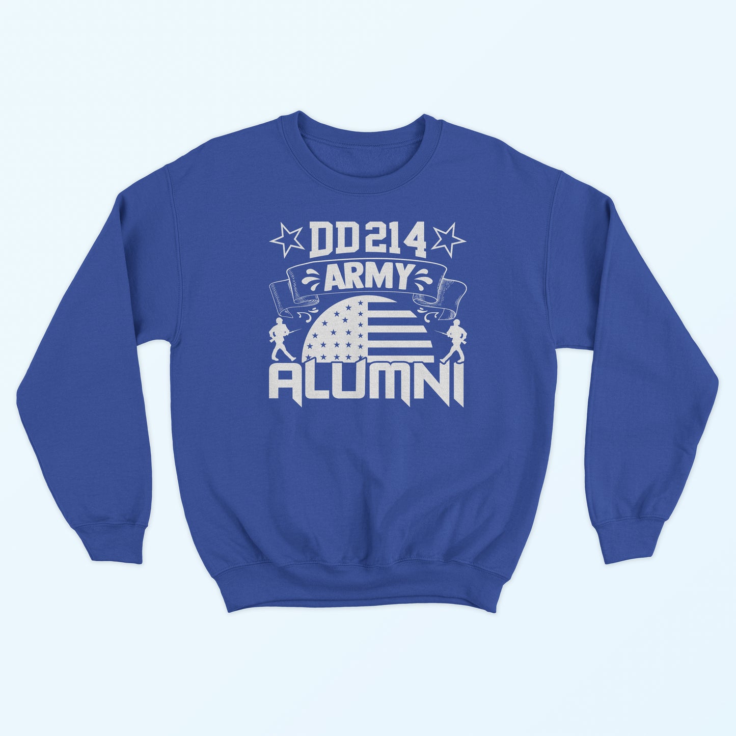 DD214 Army Alumni Sweatshirt - Deep Royal