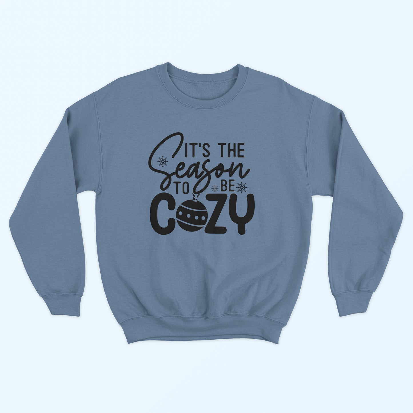 Cozy Season Christmas Sweatshirt - Denim