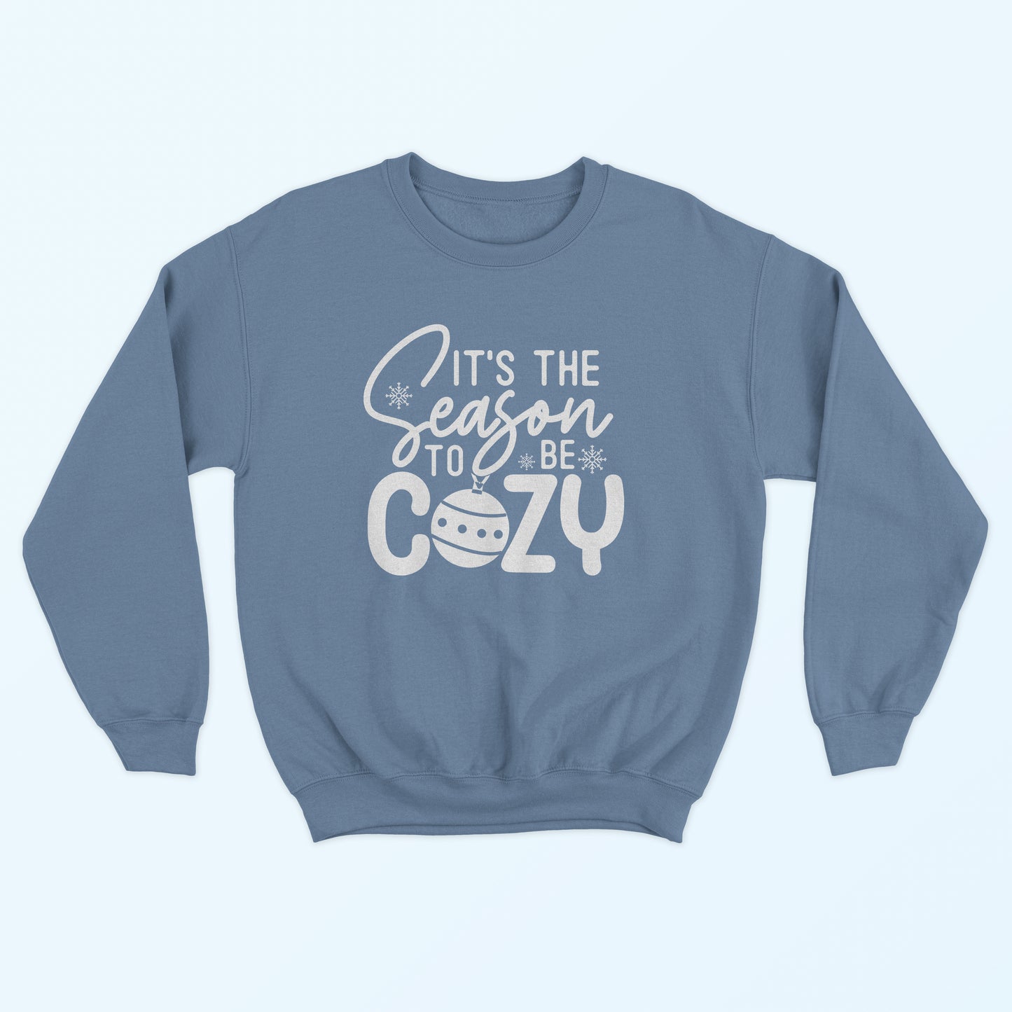 Cozy Season Christmas Sweatshirt - Denim