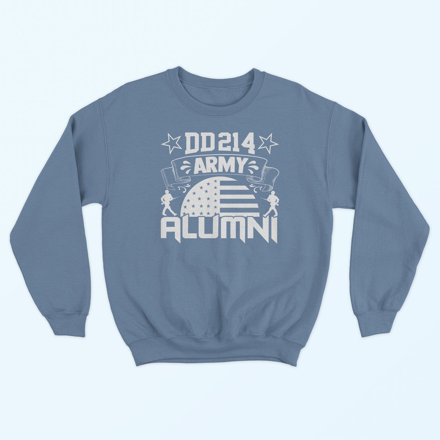 DD214 Army Alumni Sweatshirt - Denim