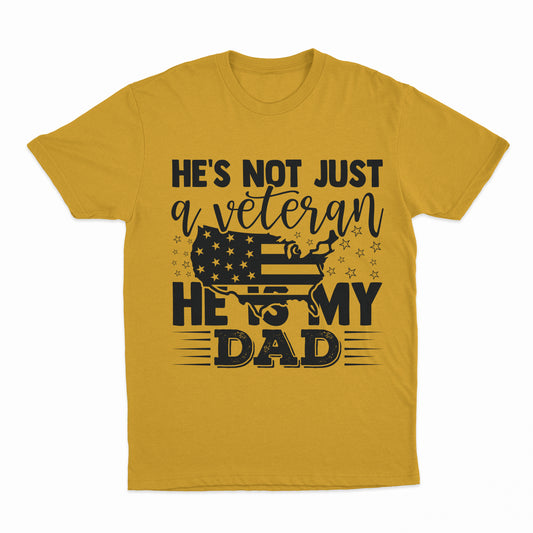 My Veteran Dad Youth T-Shirt - Gold