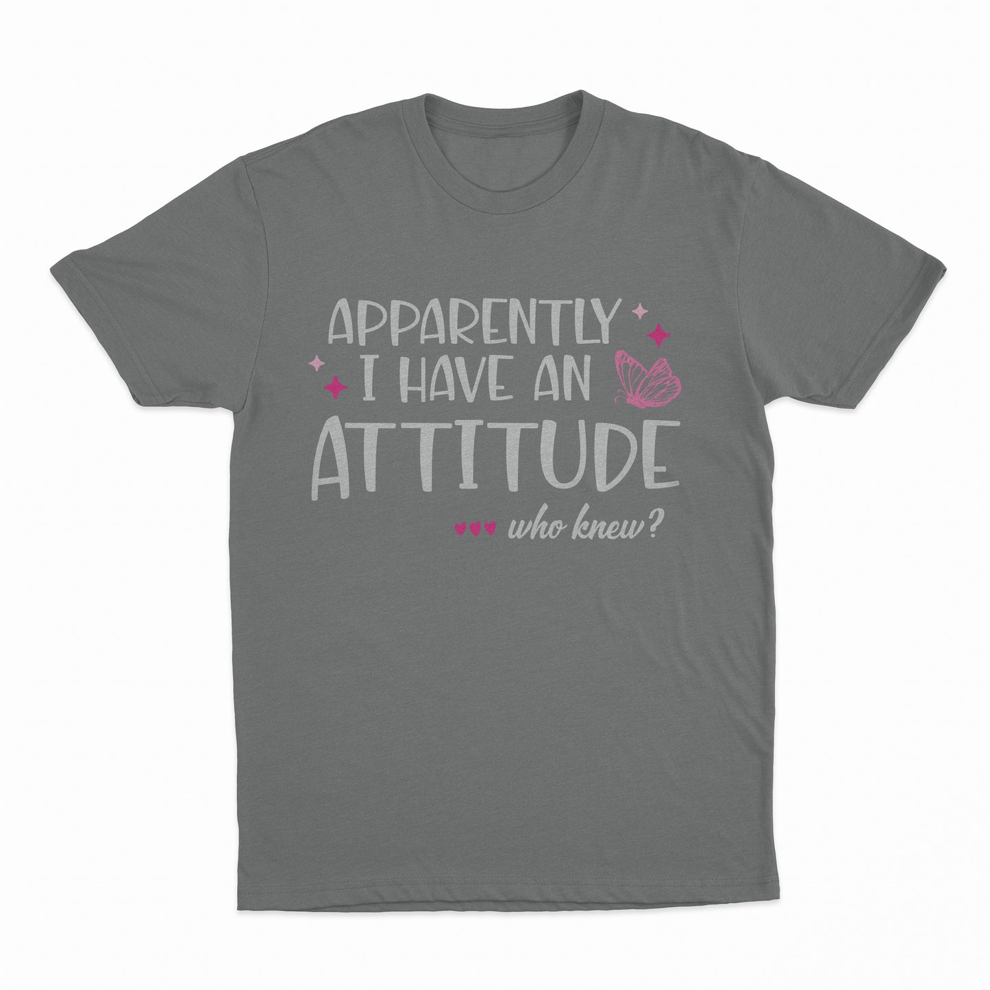 I Have An Attitude Youth T-Shirt - Graphite Heather