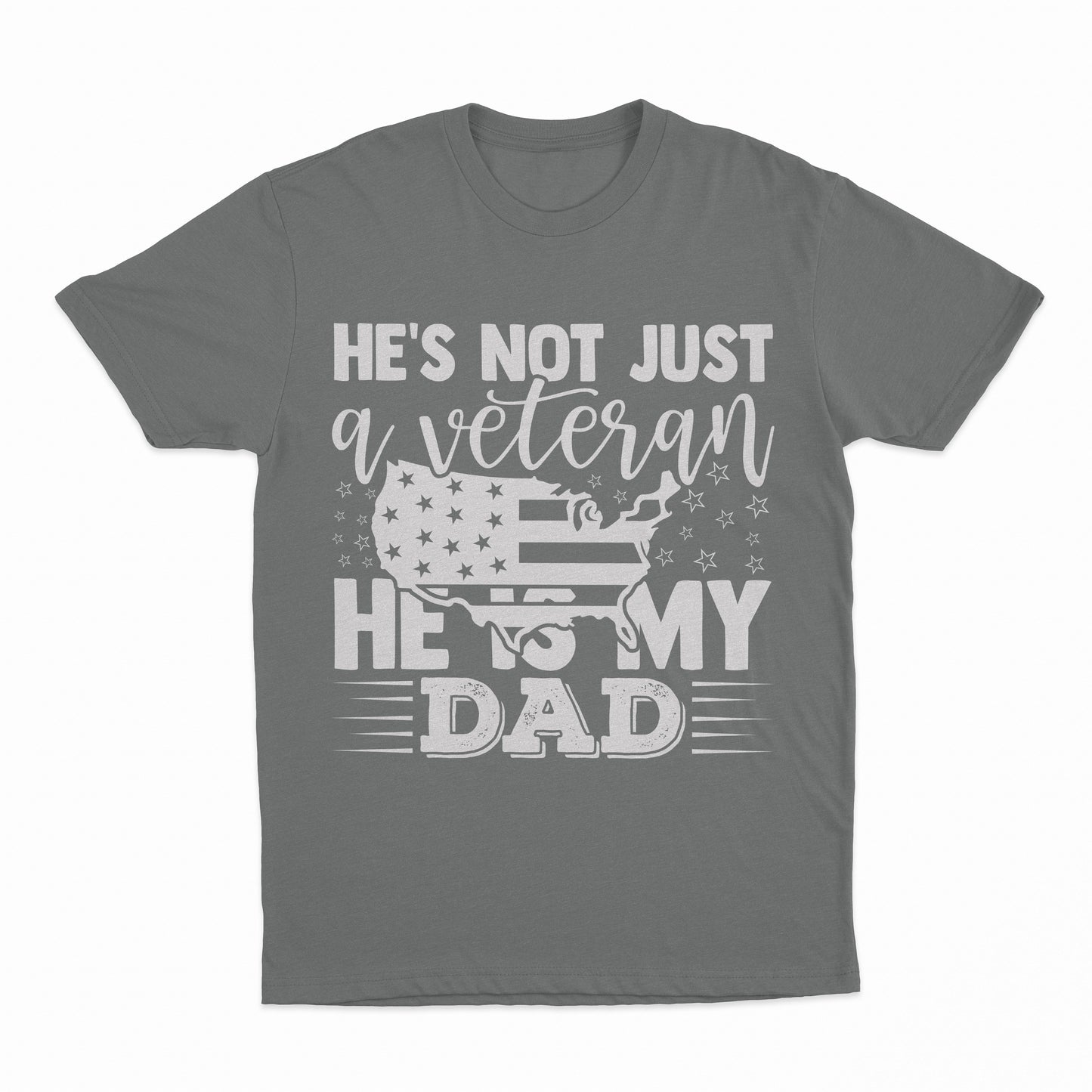 My Veteran Dad Youth T-Shirt - Graphite Heather