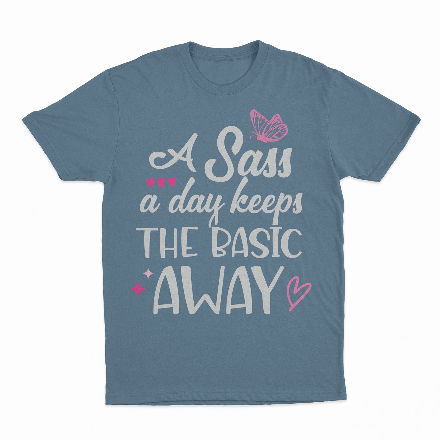 Sass A Day Youth T-Shirt - Indigo Blue