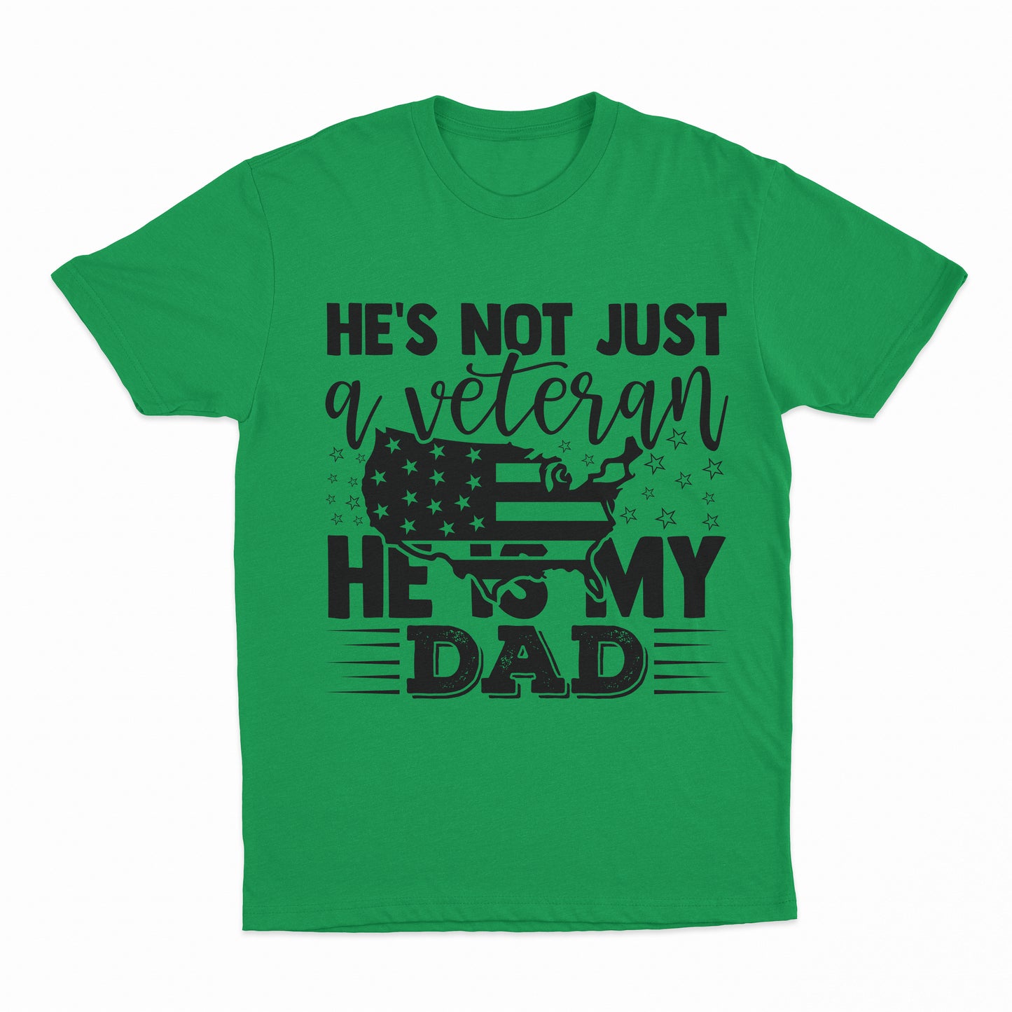 My Veteran Dad Youth T-Shirt - Irish Green