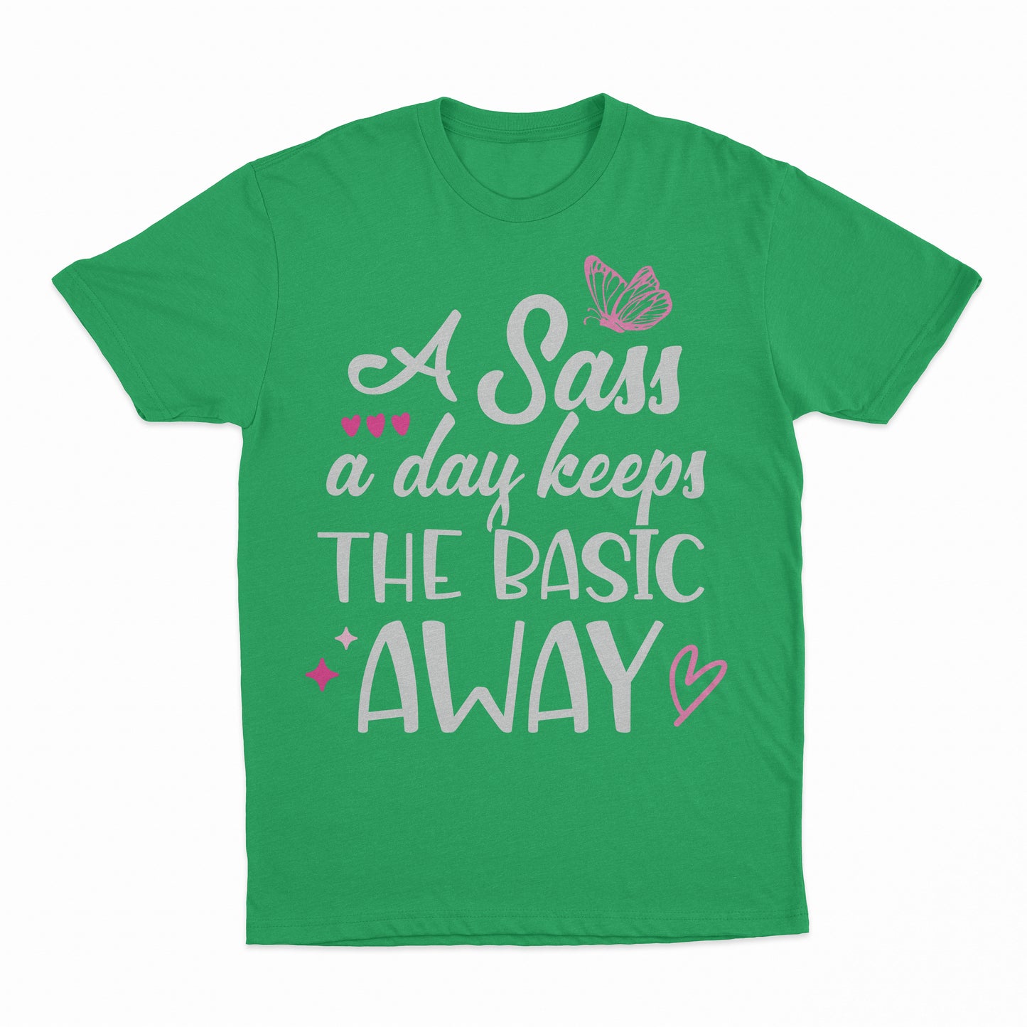 Sass A Day Youth T-Shirt - Irish Green