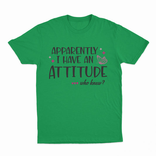 I Have An Attitude Youth T-Shirt - Irish Green