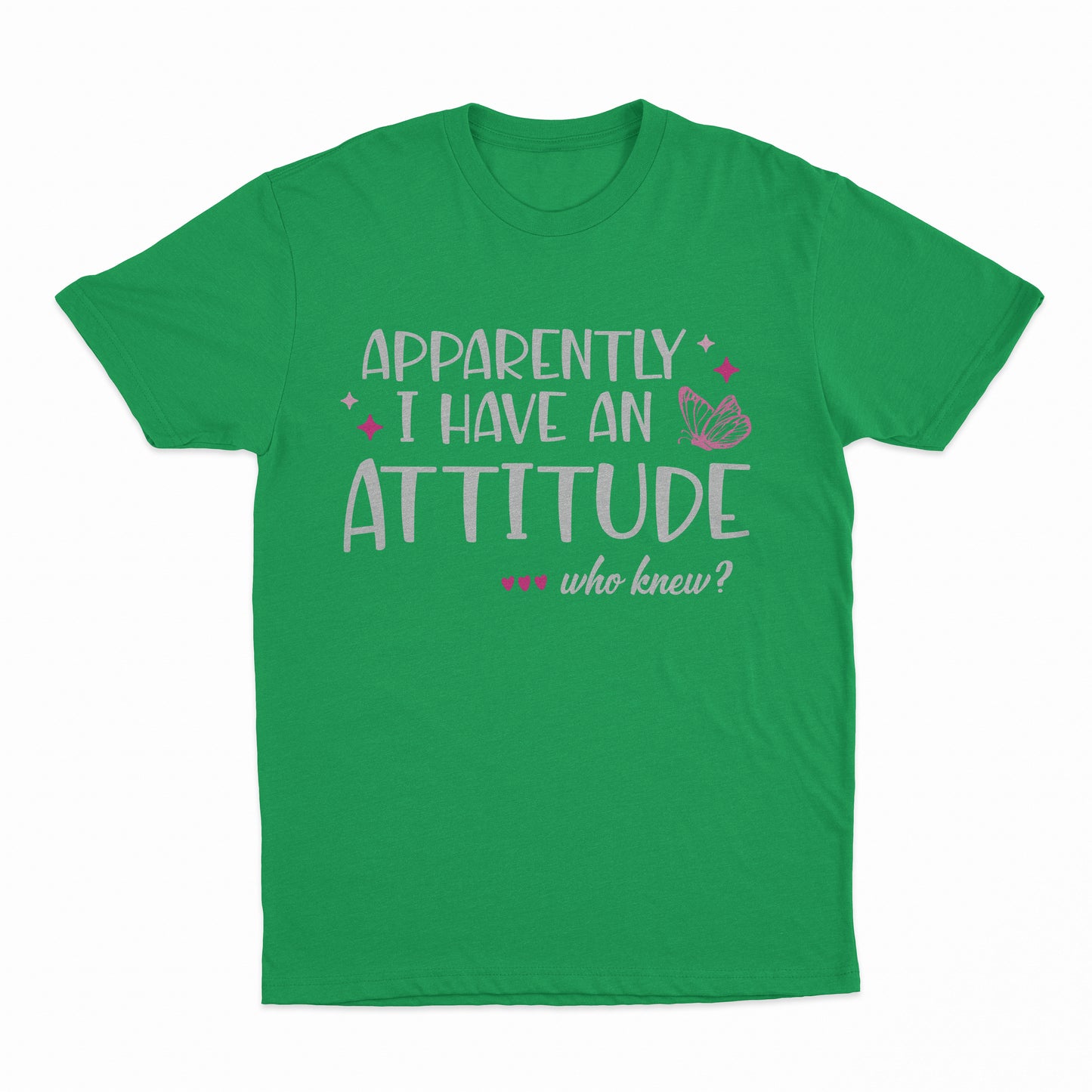 I Have An Attitude Youth T-Shirt - Irish Green