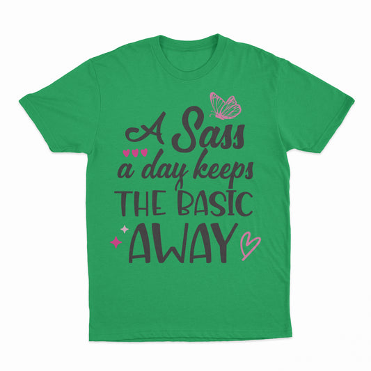 Sass A Day Youth T-Shirt - Irish Green