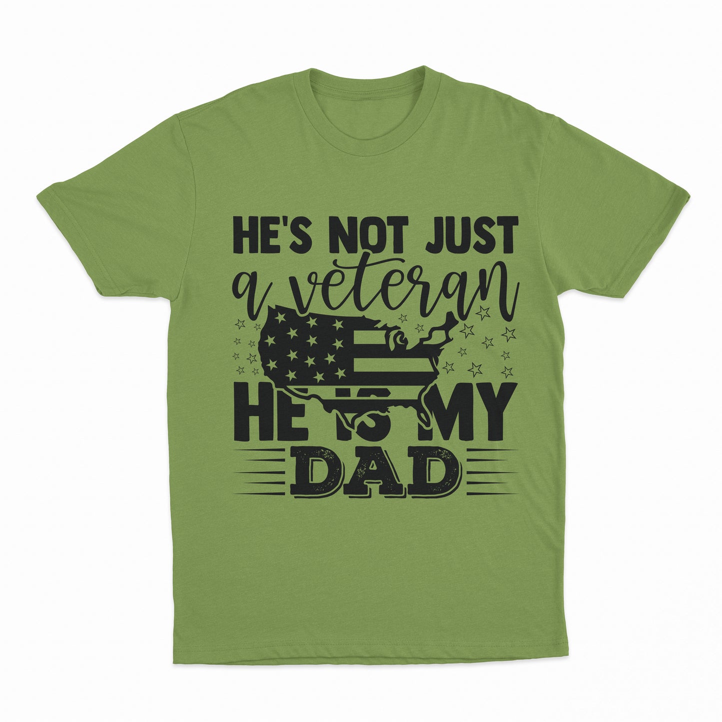 My Veteran Dad Youth T-Shirt - Kiwi