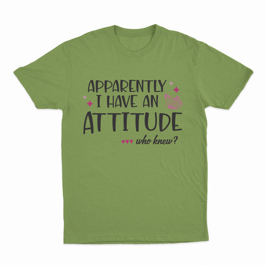 I Have An Attitude Youth T-Shirt - Kiwi