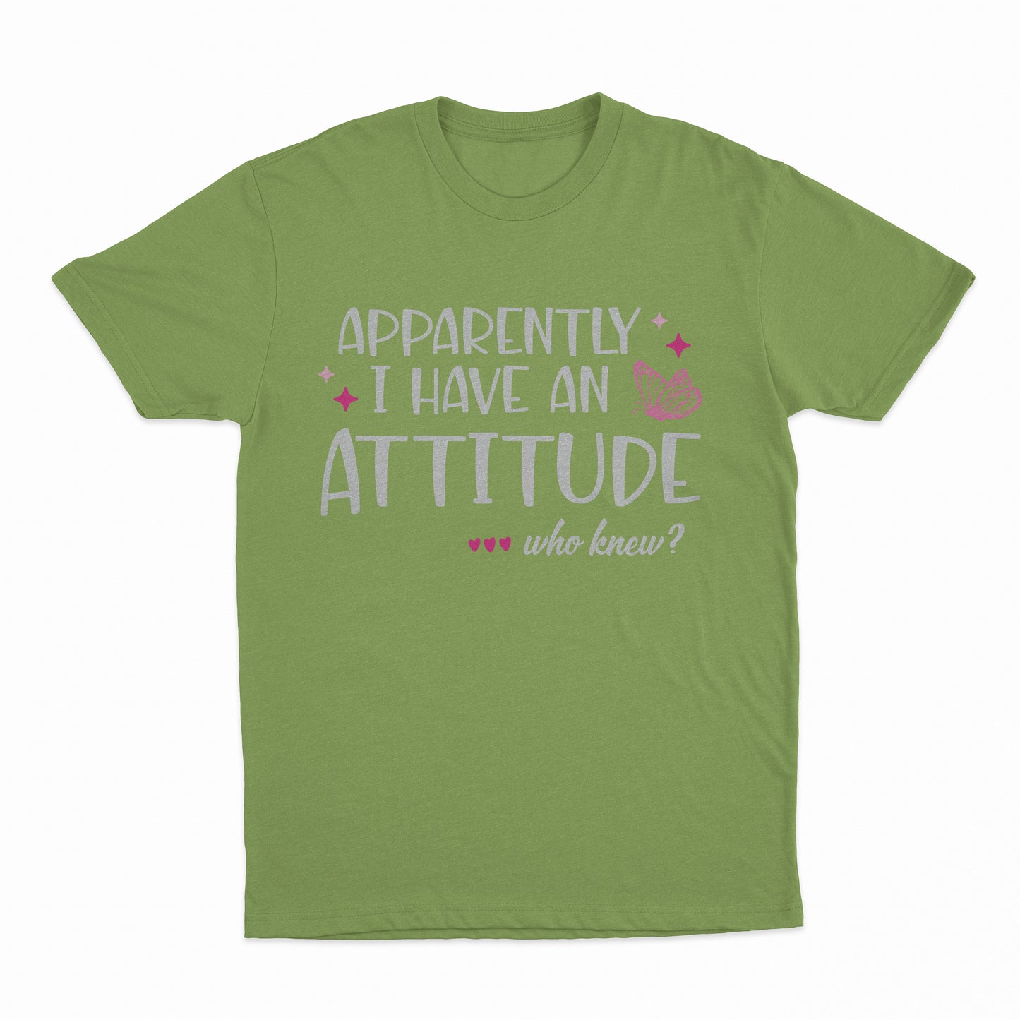 I Have An Attitude Youth T-Shirt - Kiwi