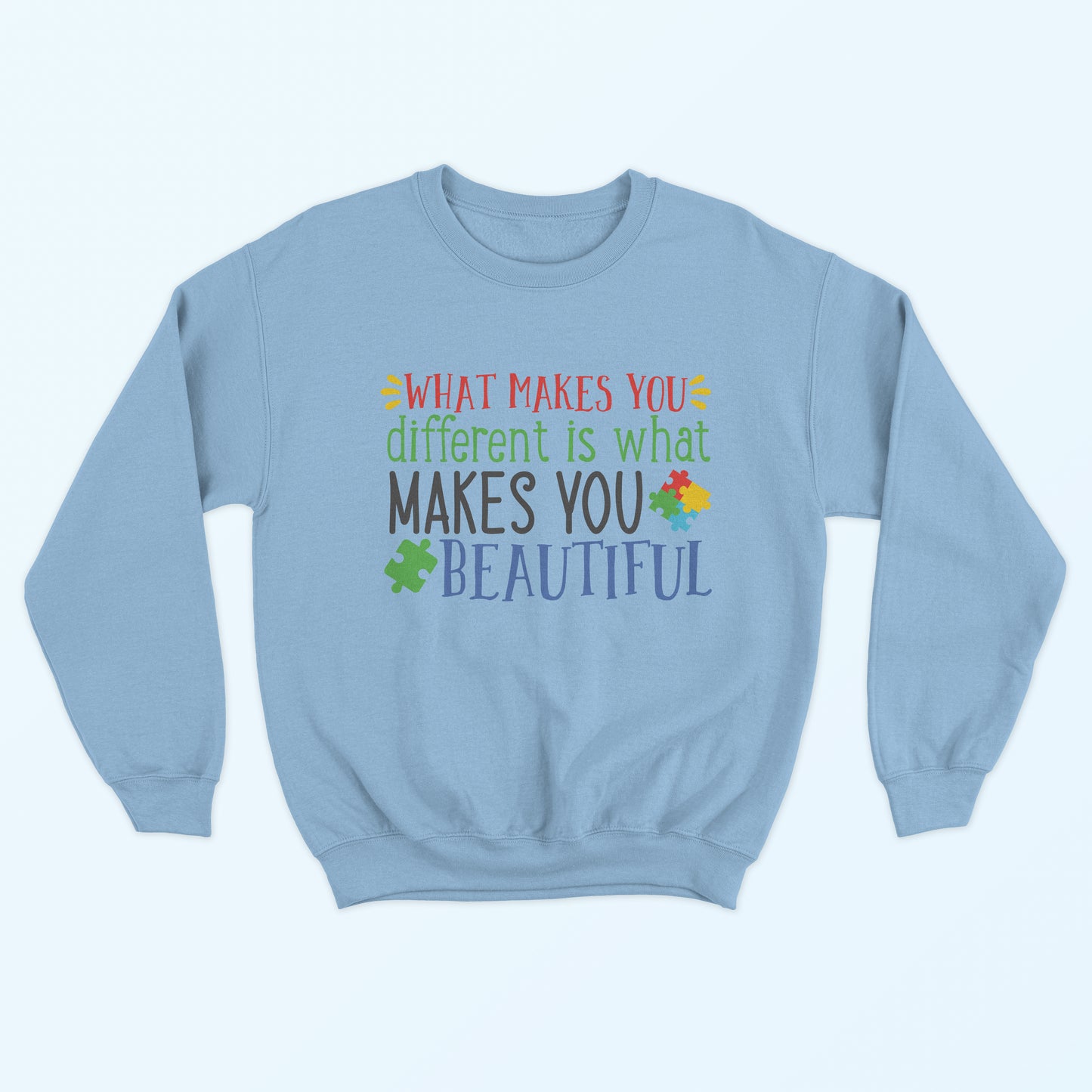 Different Is Beautiful Adult Sweatshirt