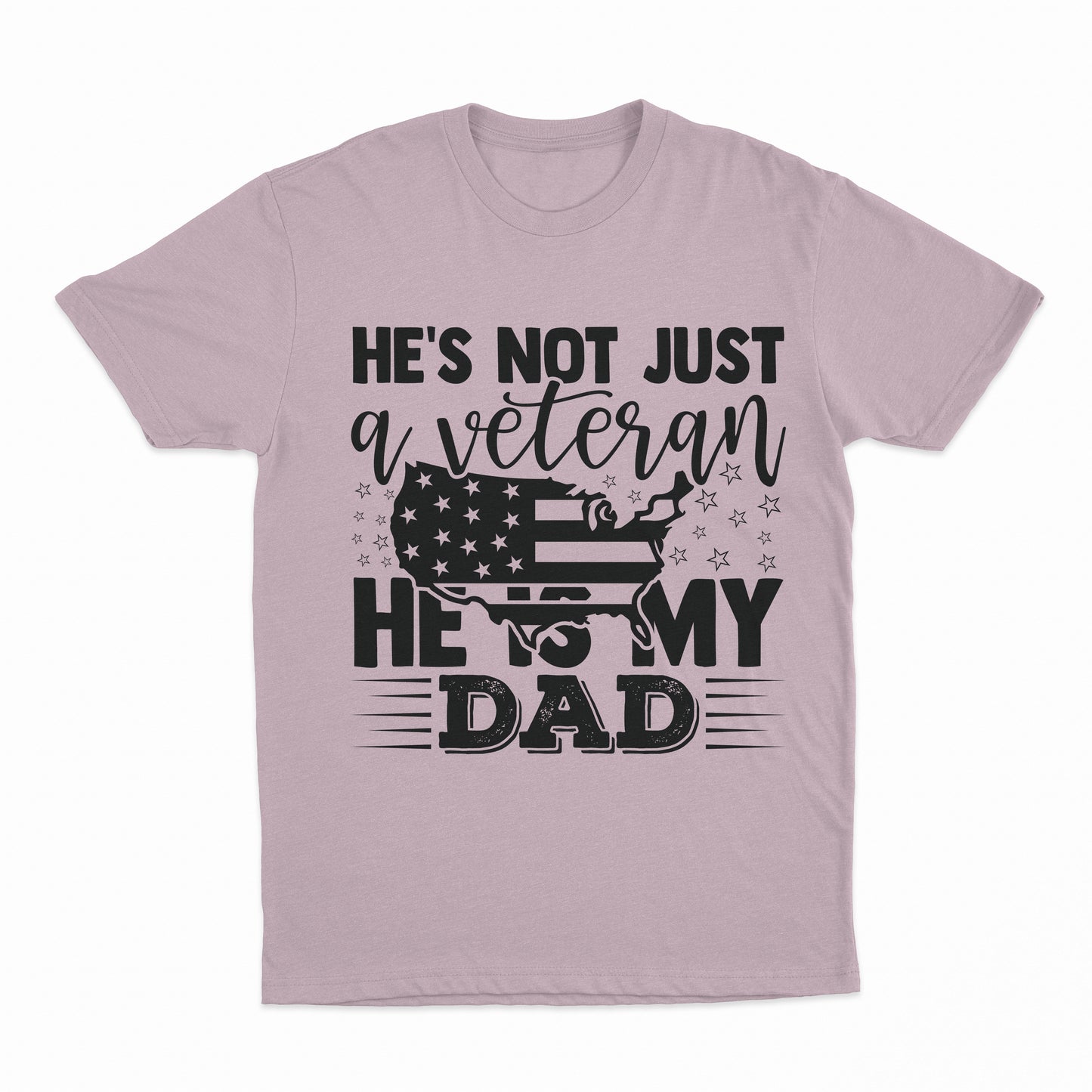 My Veteran Dad Youth T-Shirt - Light Pink