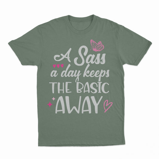 Sass A Day Youth T-Shirt - Military Green