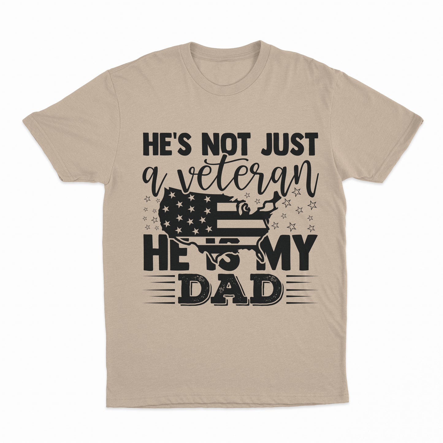 My Veteran Dad Youth T-Shirt - Natural