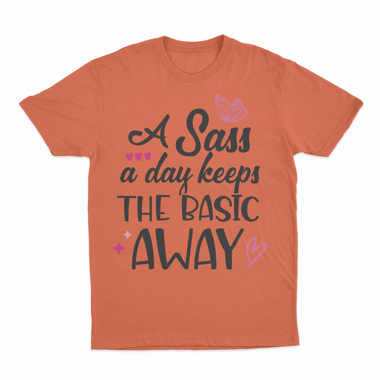 Sass A Day Youth T-Shirt - Orange