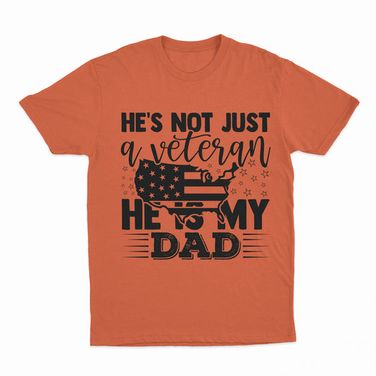 My Veteran Dad Youth T-Shirt - Orange