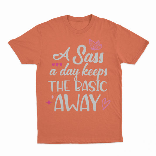 Sass A Day Youth T-Shirt - Orange