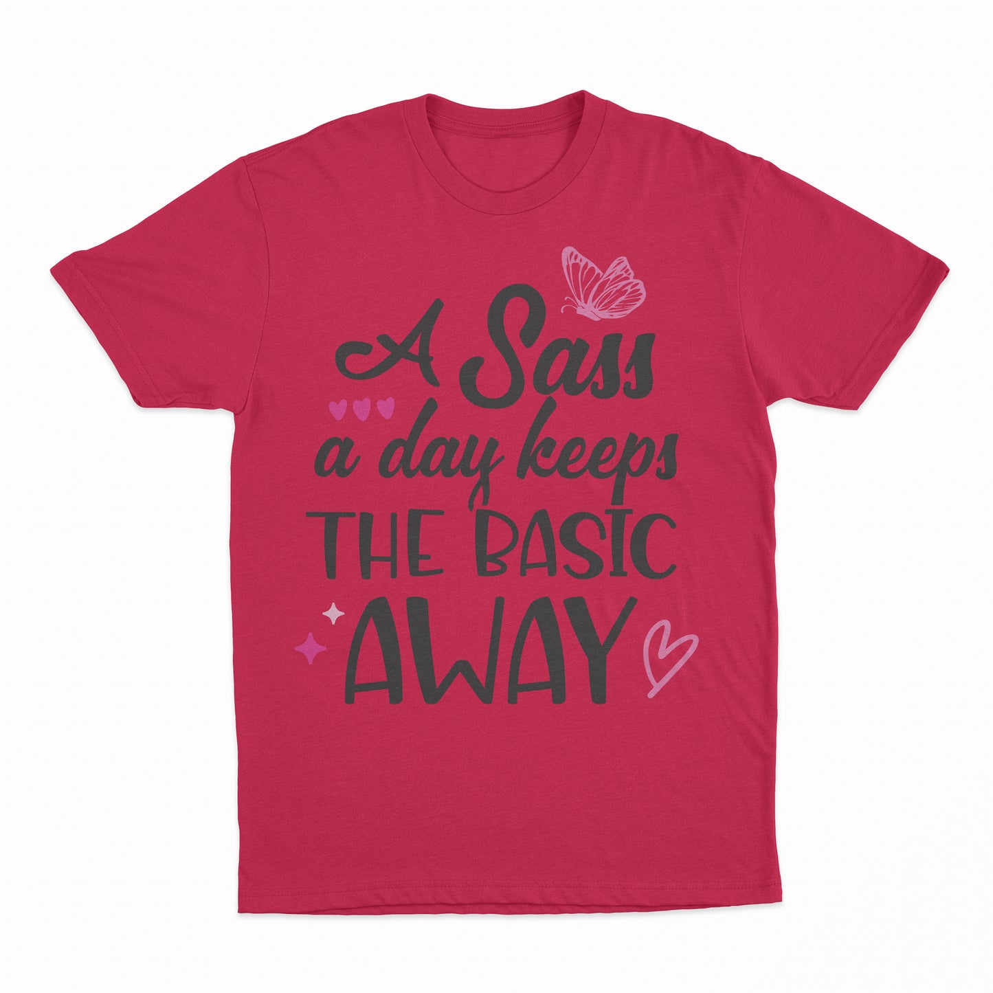 Sass A Day Youth T-Shirt - Red