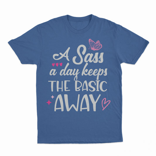 Sass A Day Youth T-Shirt - Royal