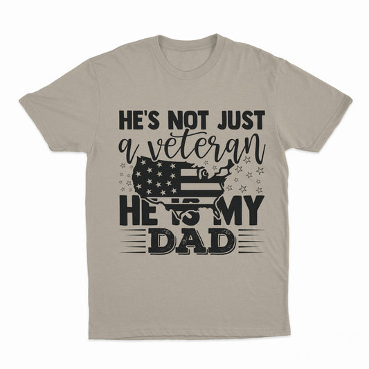 My Veteran Dad Youth T-Shirt - Sand