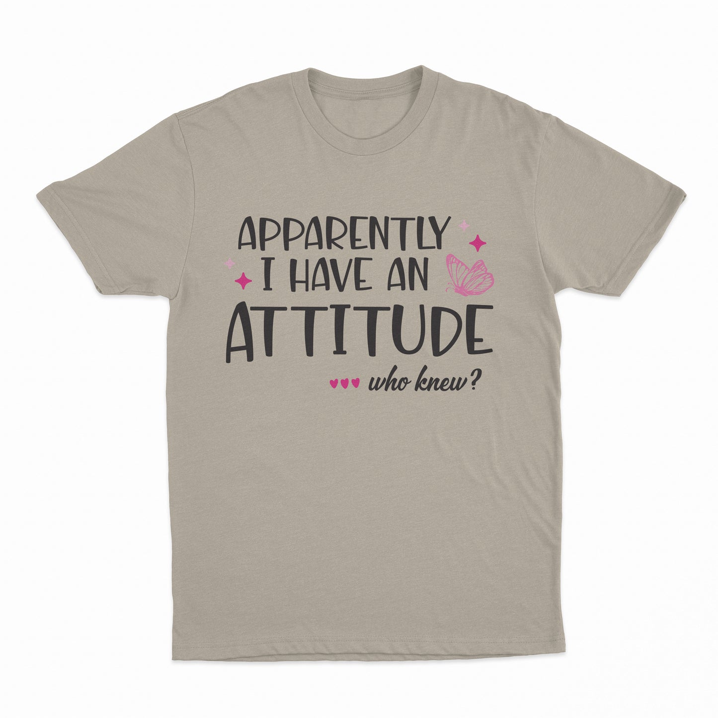 I Have An Attitude Youth T-Shirt - Sand